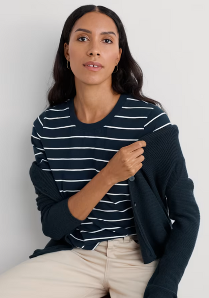 Seasalt Makers Cotton Cardigan Maritime