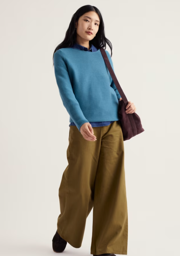 Seasalt Makers Organic Cotton Jumper Cadet