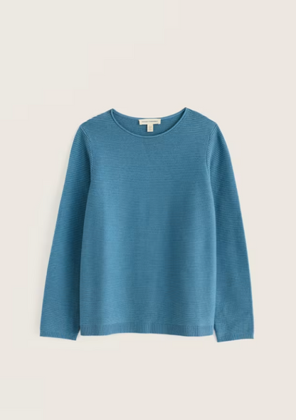 Seasalt Makers Organic Cotton Jumper Cadet