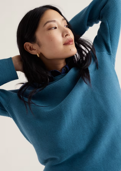 Seasalt Makers Organic Cotton Jumper Cadet