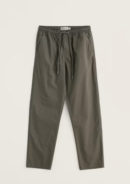 Seasalt Men's Kenython Relaxed Tapered Trousers Light Nori
