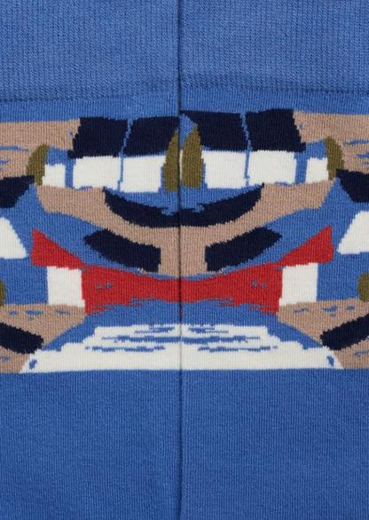 Seasalt Men's Arty Socks Artists Cove Tide