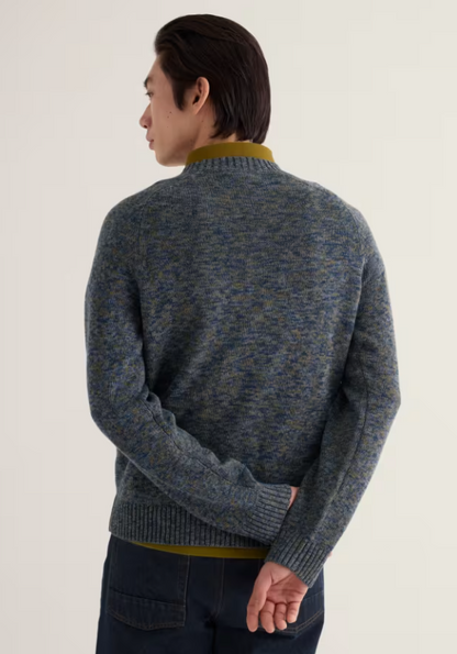 Seasalt Men's Neot Knitted Cotton Jumper Bridging Sea Cave