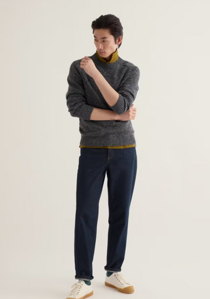 Seasalt Men's Neot Knitted Cotton Jumper Bridging Sea Cave