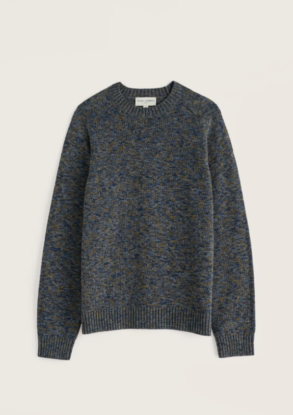 Seasalt Men's Neot Knitted Cotton Jumper Bridging Sea Cave