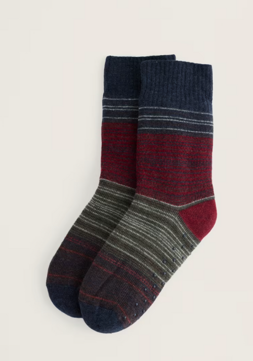 Seasalt Men's Knitted House Socks Ascal Multi