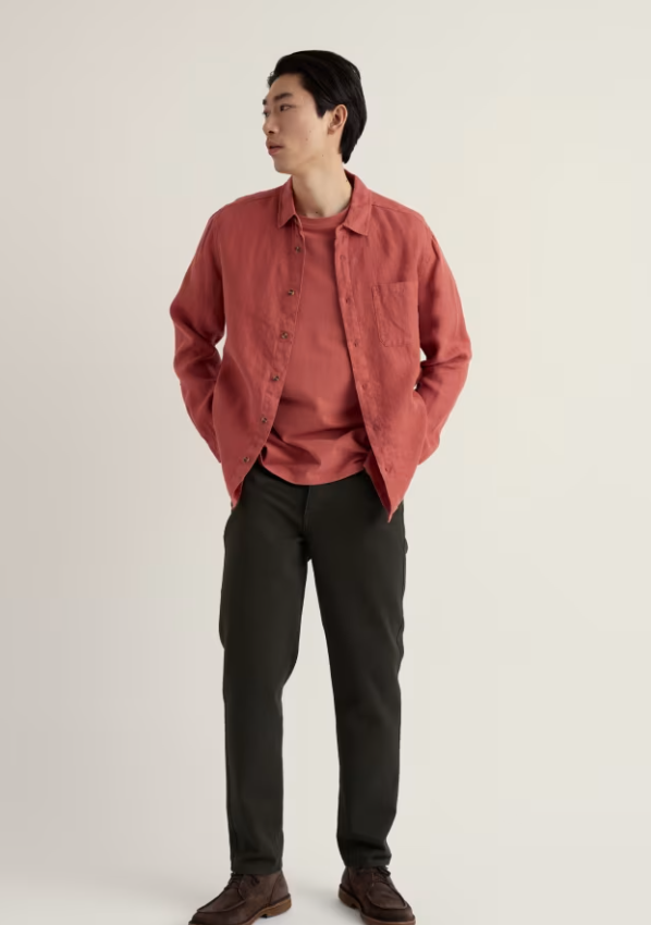 Seasalt Men's Merthen T-Shirt Dusty Copper