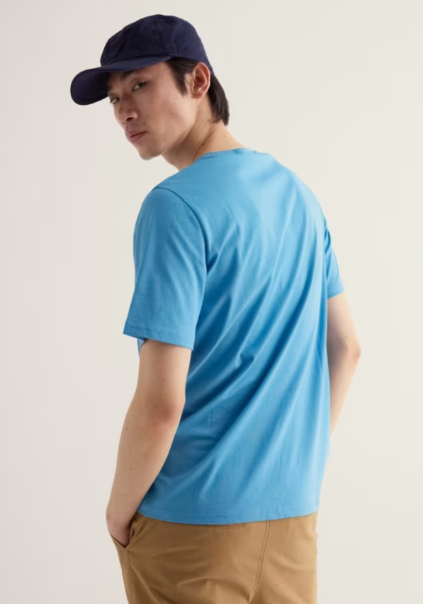 Seasalt Men's Midwatch Organic Cotton T-Shirt Helford Palms Paddle
