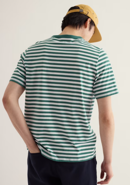 Seasalt Men's Seven Seas Sailor Tee Mini Cornish Ruscus Leaf