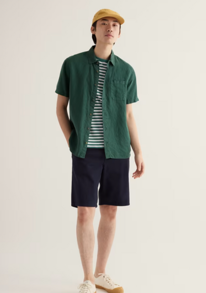 Seasalt Men's Seven Seas Sailor Tee Mini Cornish Ruscus Leaf