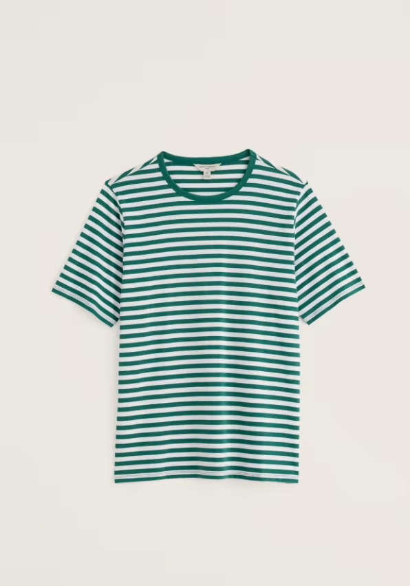 Seasalt Men's Seven Seas Sailor Tee Mini Cornish Ruscus Leaf