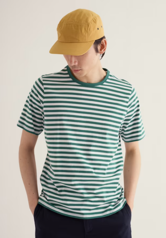 Seasalt Men's Seven Seas Sailor Tee Mini Cornish Ruscus Leaf