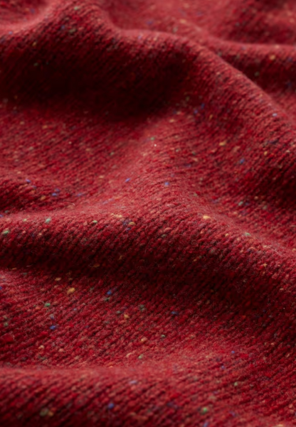Seasalt Men's Trowan Crew Neck Jumper Crab Apple. Mens red jumper that's Regular fit with Crew neck and Ribbed hem and cuffs and Ribbed neckline. 3 gauge knit that's Hand Wash In Cold Water. Material: 70% Merino Wool & 30% Recycled Nylon