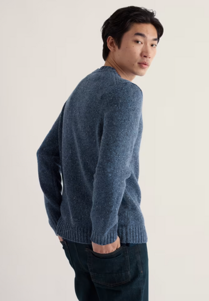 Seasalt Men's Trowan Crew Neck Jumper Squall