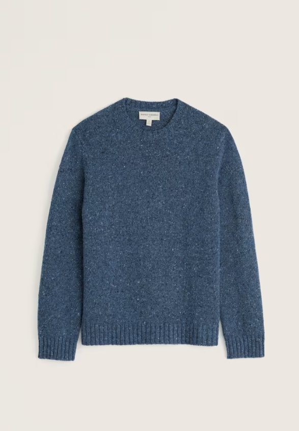 Seasalt Men's Trowan Crew Neck Jumper Squall