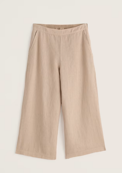 Seasalt Merrivale Linen Culottes Whelk