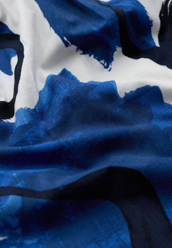Seasalt Mevagissey Midi Skirt Paint Canvas Dark Voyage