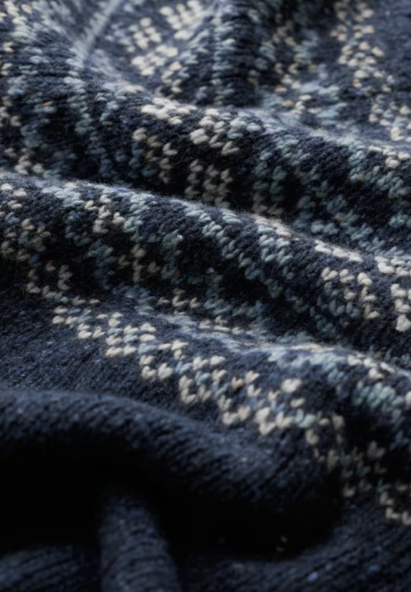 Seasalt Port Kinnis Fair Isle Jumper Shingle Bay Maritime Mix