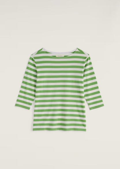 Seasalt Sailor 3/4 Sleeve Top Jersey Scallion Clover Leaf