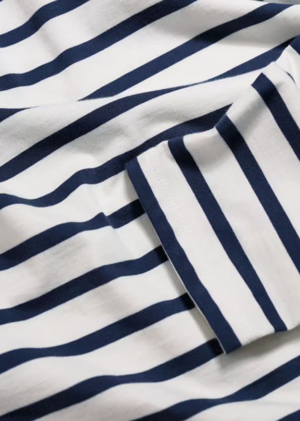 Seasalt Sailor Shirt Breton Chalk Maritime