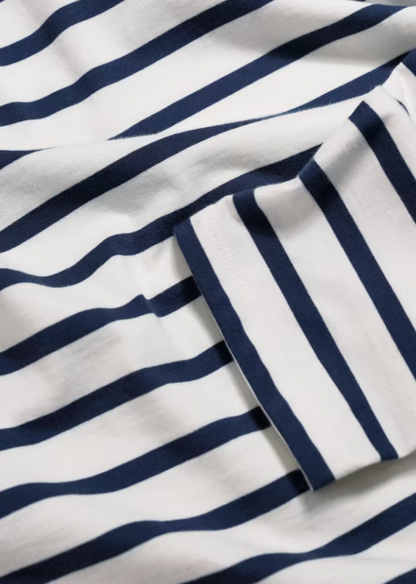 Seasalt Sailor Shirt Breton Chalk Maritime