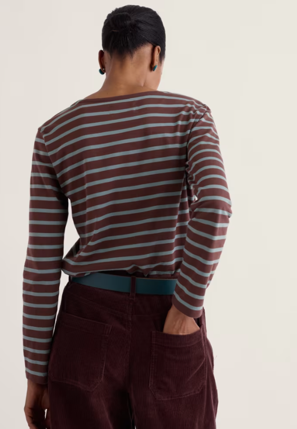 Seasalt Sailor Shirt Breton Lichen Seedbed