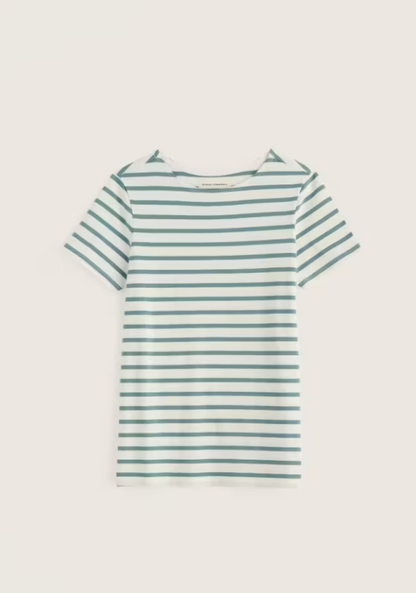 Seasalt Sailor T-Shirt Breton Chalk Sardine