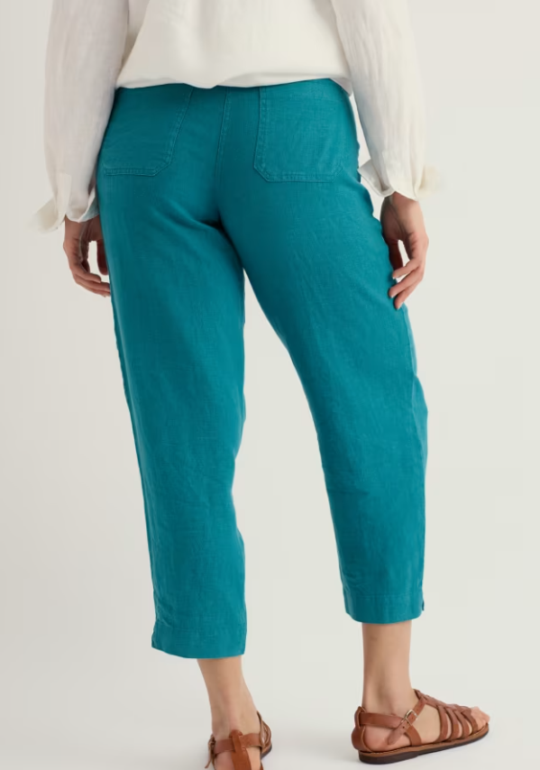 Seasalt Saltings Linen Cropped Trousers Deep Dive