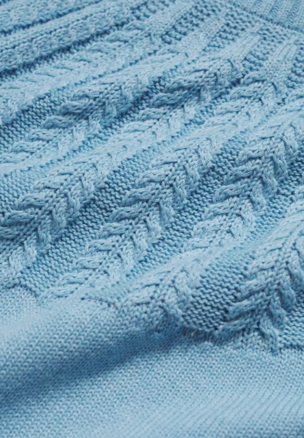 Seasalt Stone Chat Organic Cotton Jumper Spring Sky