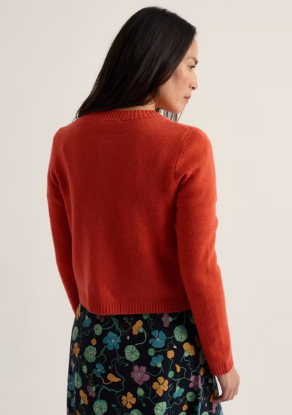 Seasalt Tern Tide Cardigan Cinnamon