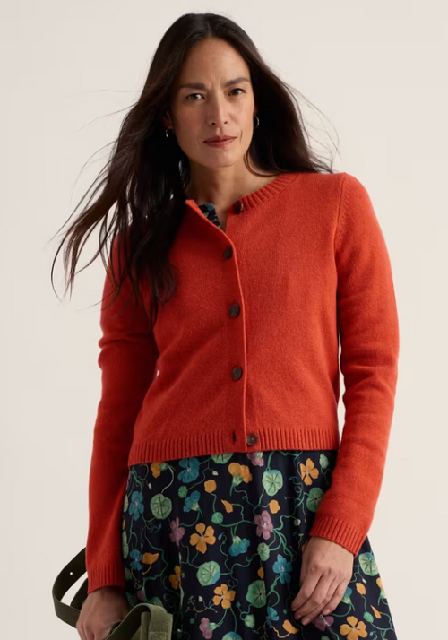 Seasalt Tern Tide Cardigan Cinnamon