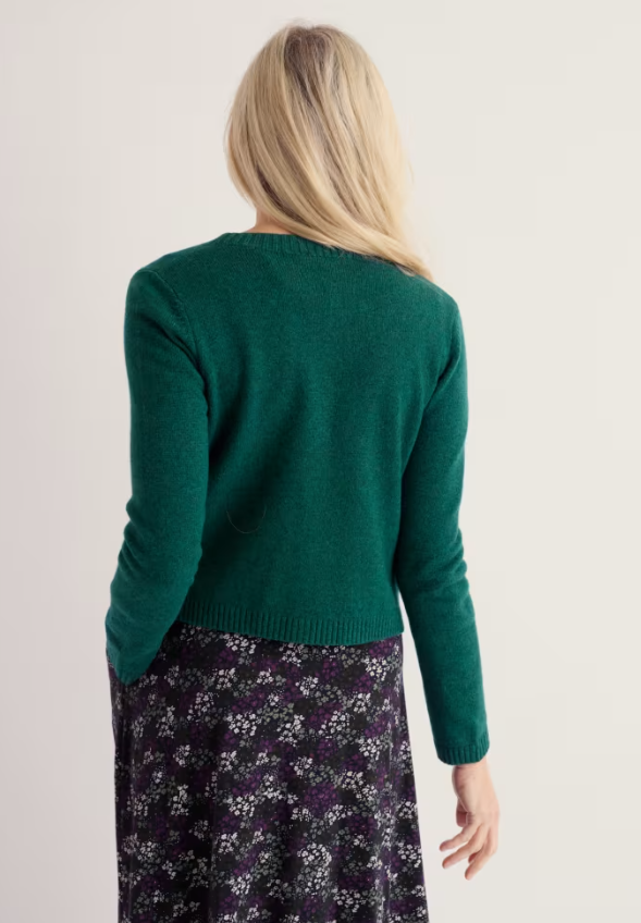 Seasalt Tern Tide Cardigan Dark Thyme