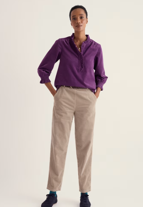 Seasalt Trethornes Tapered Cord Trousers Birch