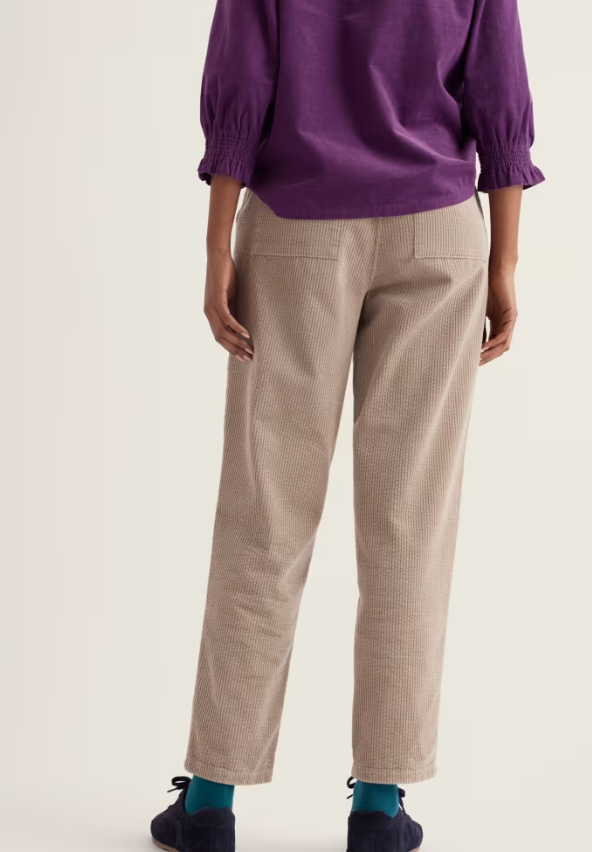 Seasalt Trethornes Tapered Cord Trousers Birch