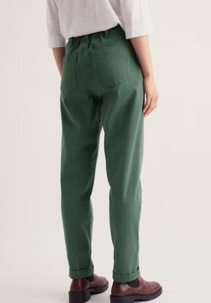 Seasalt Waterdance Organic Cotton Rich Trousers Light Coppice