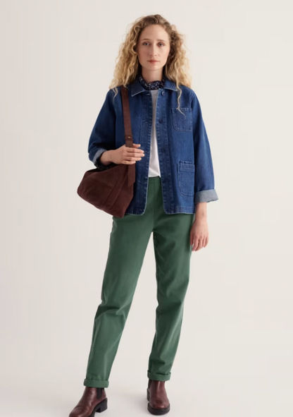 Seasalt Waterdance Organic Cotton Rich Trousers Light Coppice