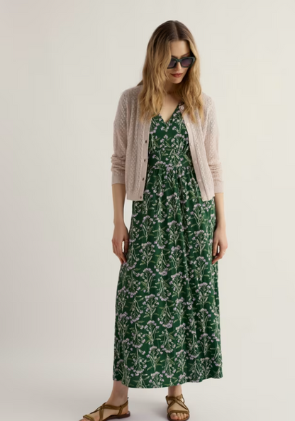 Seasalt Willowing Pointelle Organic Cotton Cardigan Chalk
