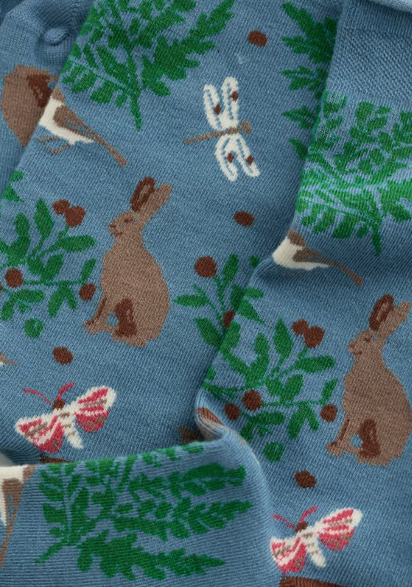 Seasalt Women's Arty Socks Fern Hare Lichen