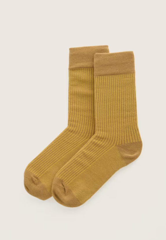 Seasalt Women's Bloomin' Good Socks Vertical Stripe Chamomile