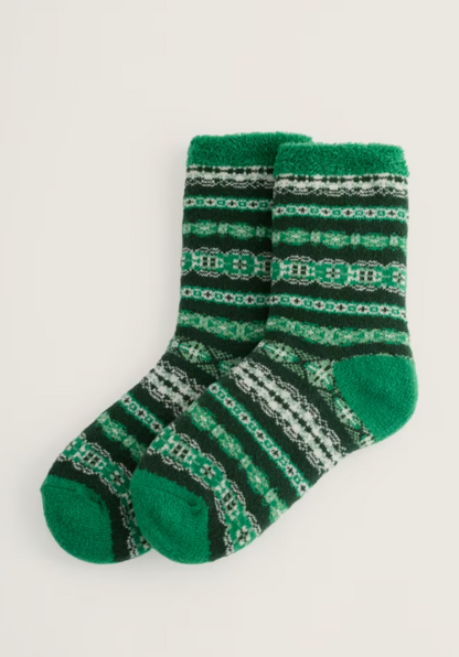 Seasalt Women's Cabin Socks Allium Pea Pod