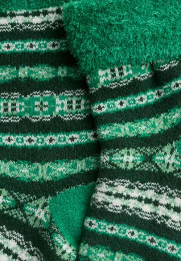 Seasalt Women's Cabin Socks Allium Pea Pod