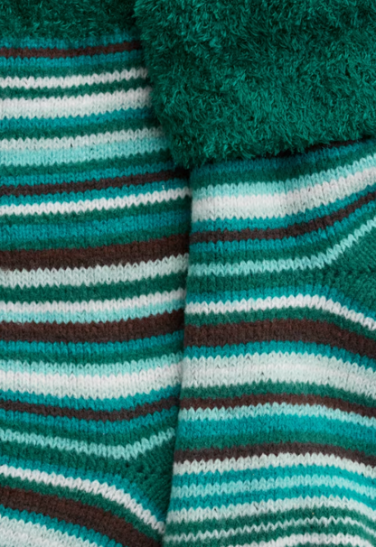 Seasalt Women's Cabin Socks Ripple Marks Dune Grass Mix