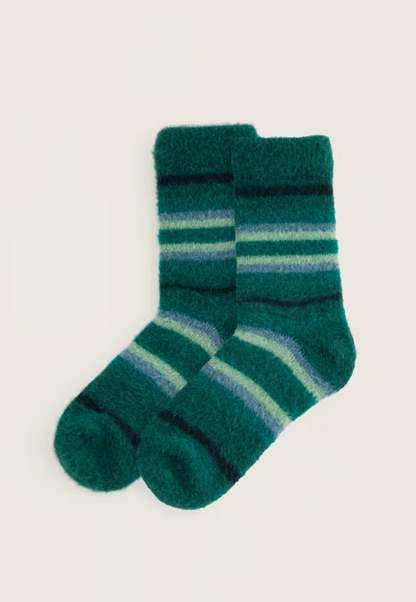 Seasalt Women's Fluffies Socks Mineral Loch Mix