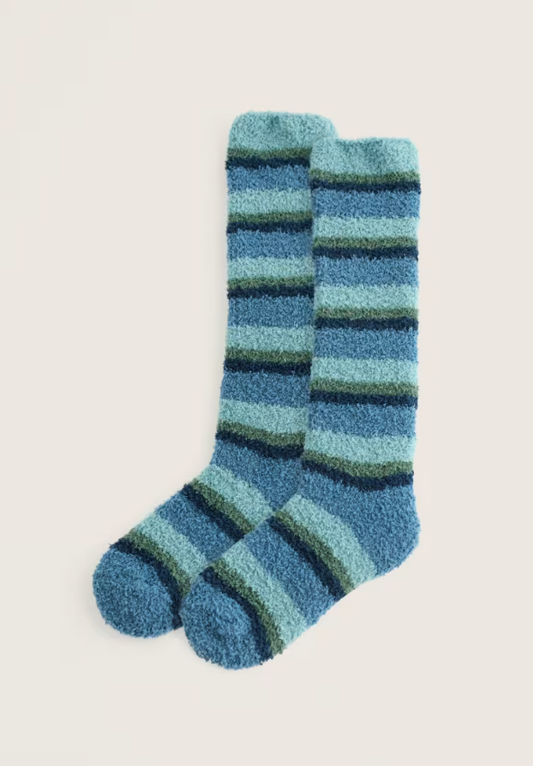 Seasalt Women's Long Fluffies Socks Arys Light Indigo Mix
