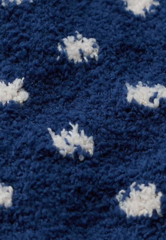 Seasalt Women's Short Fluffies Socks Confetti Marine