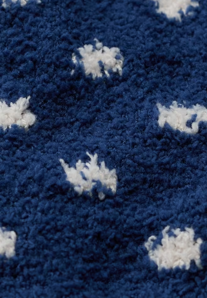 Seasalt Women's Short Fluffies Socks Confetti Marine