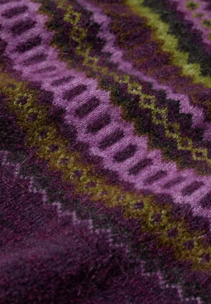 Seasalt Annik Fair Isle Jumper Modernist Grape Oak Mix