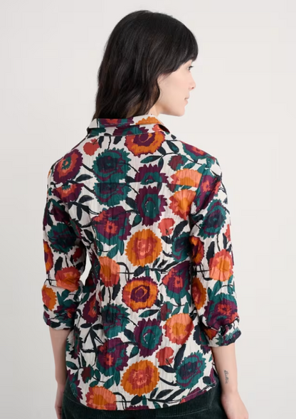 Seasalt Larissa Shirt Figurative Floral Aran