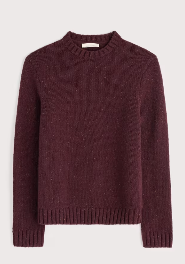 Seasalt Men's Bizen Jumper Merlot