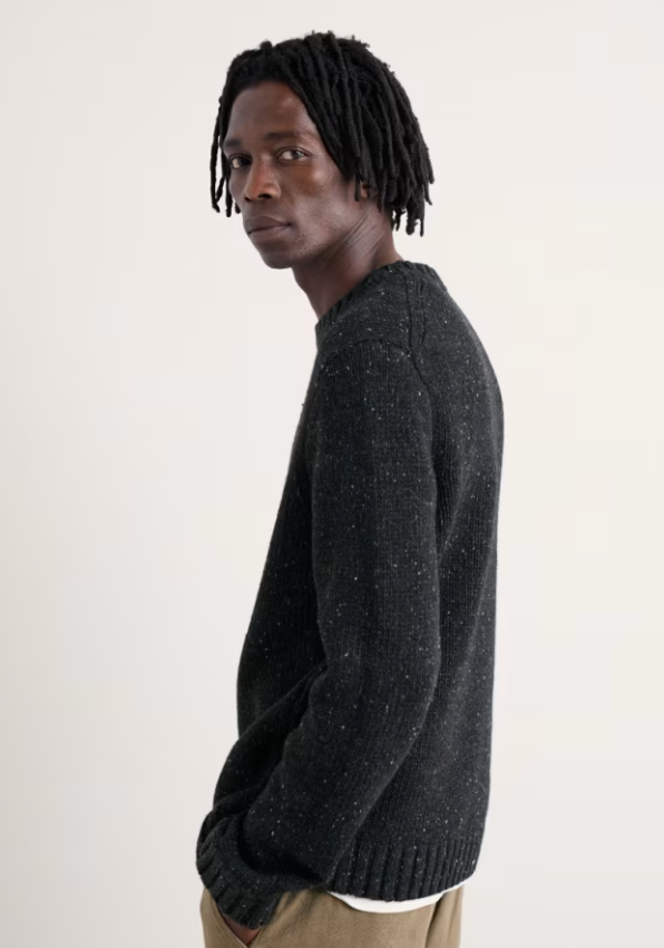Seasalt Men's Bizen Jumper Onyx  to
